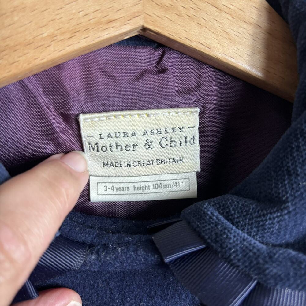 Laura Ashley Mother & Child Navy Coat - Picture 2 of 8